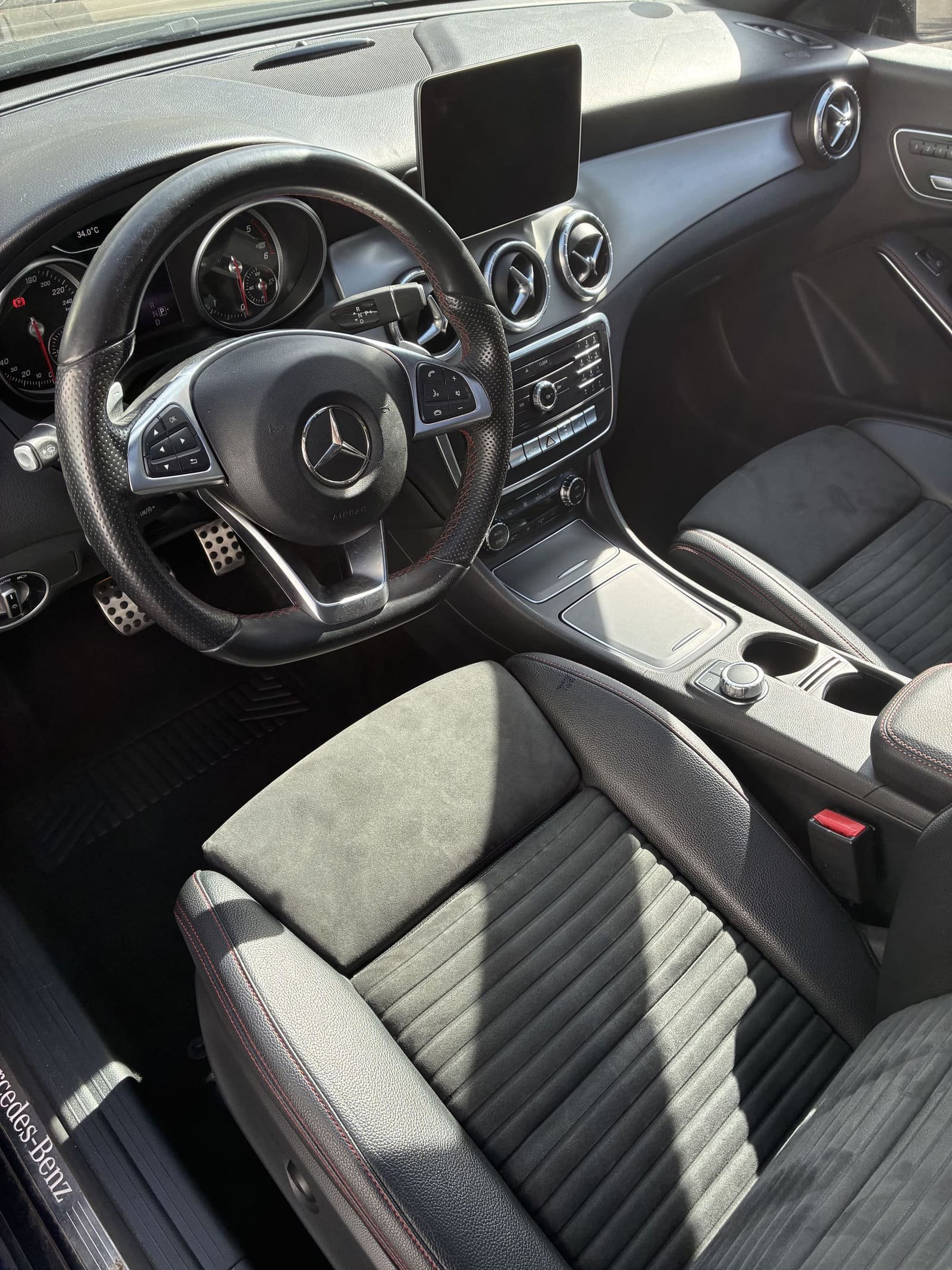 Nettoyage Mercedes CLA — après intervention